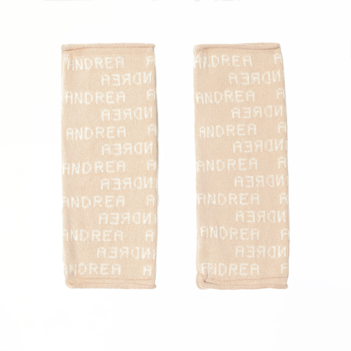 Mitaines ANDREA - Coton organique - Beige & Ecru