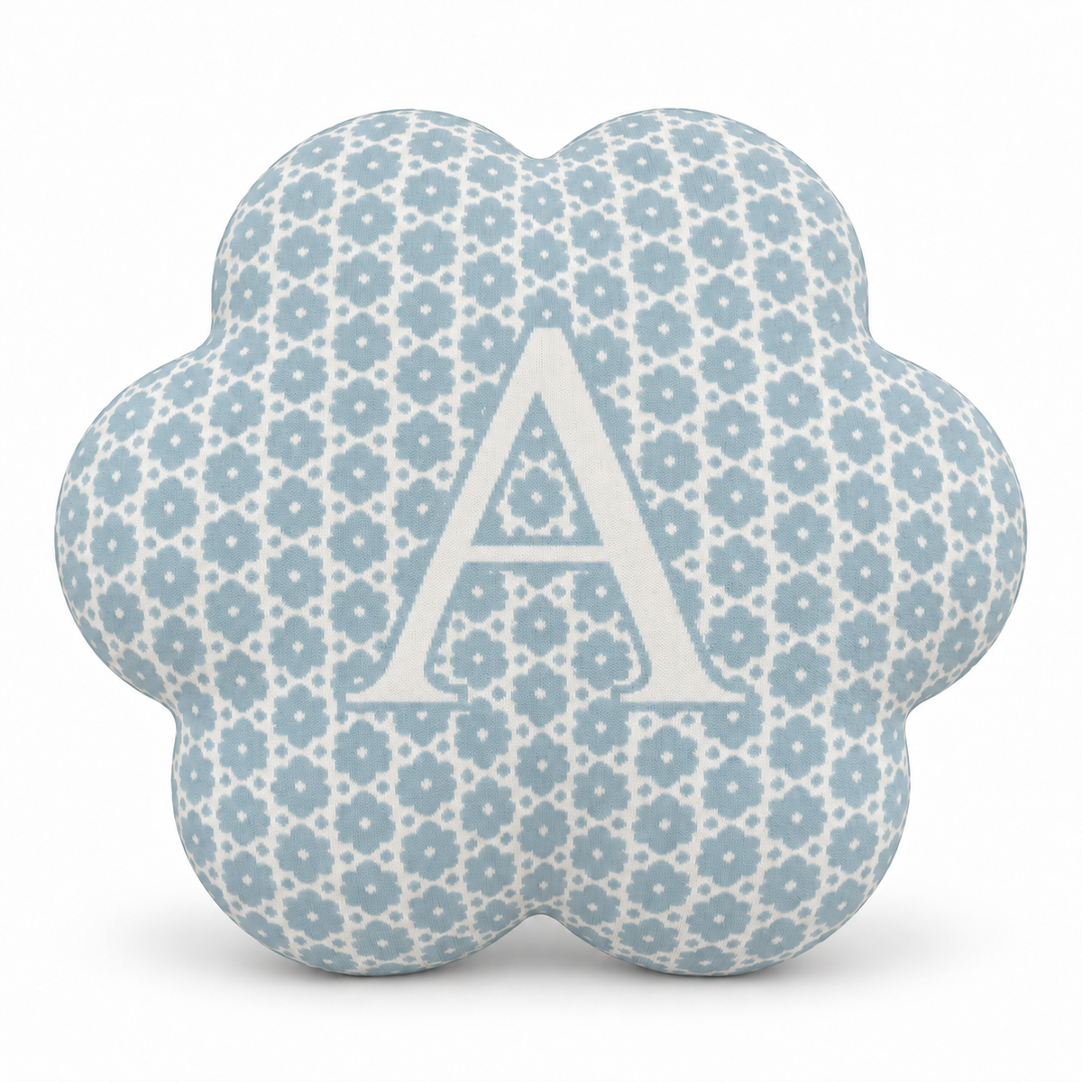 Coussin Flower - Cover Edition × Uchronia - Azur-Ecru