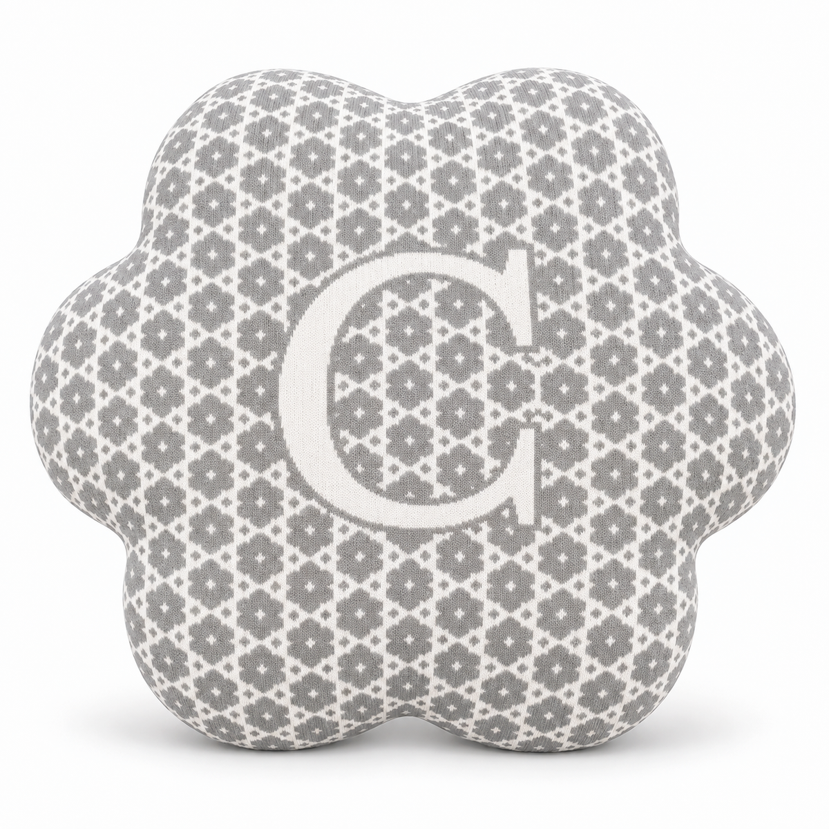 Coussin Flower - Cover Edition × Uchronia - Gris-Ecru