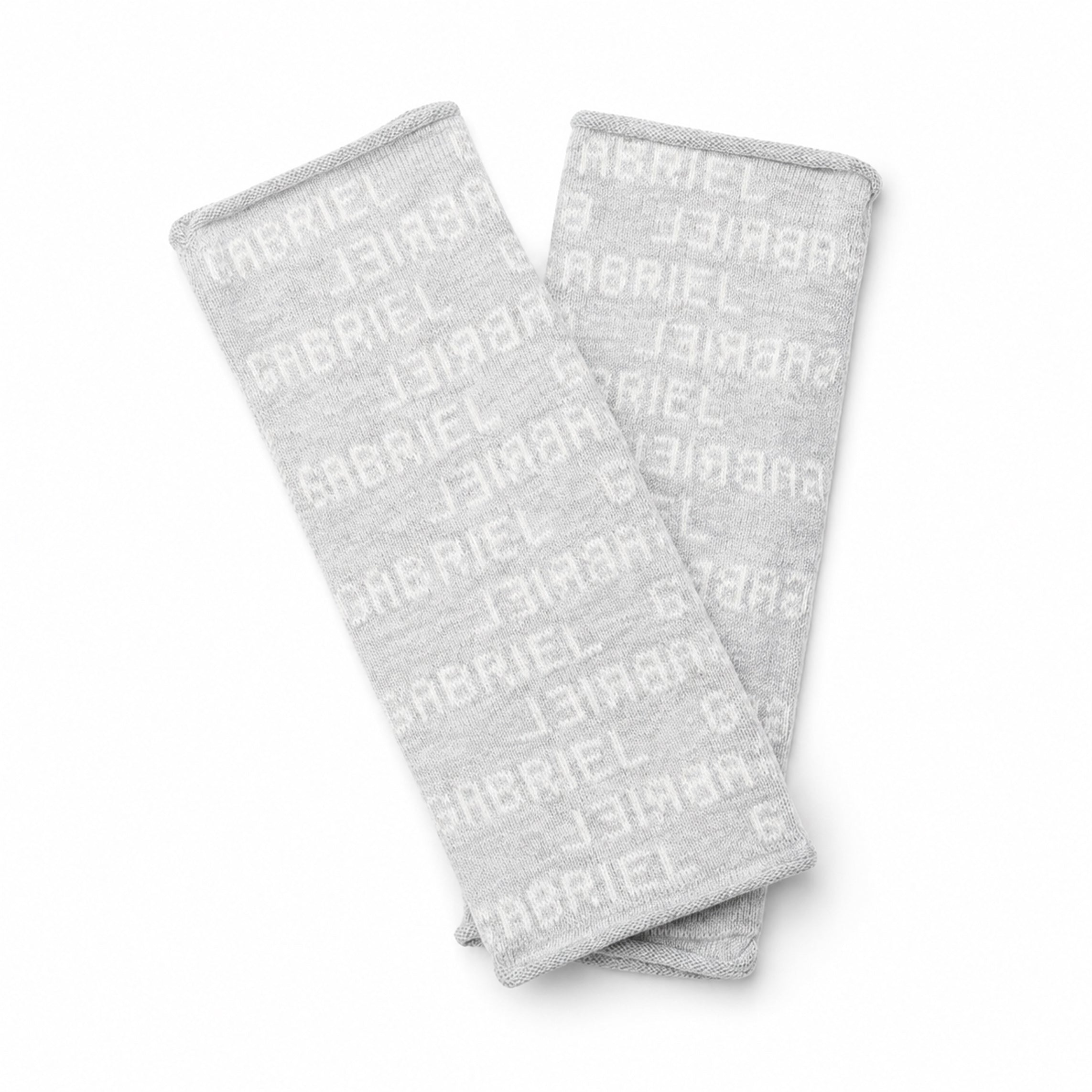 Mitaines Coton Organique - Gris-Ecru