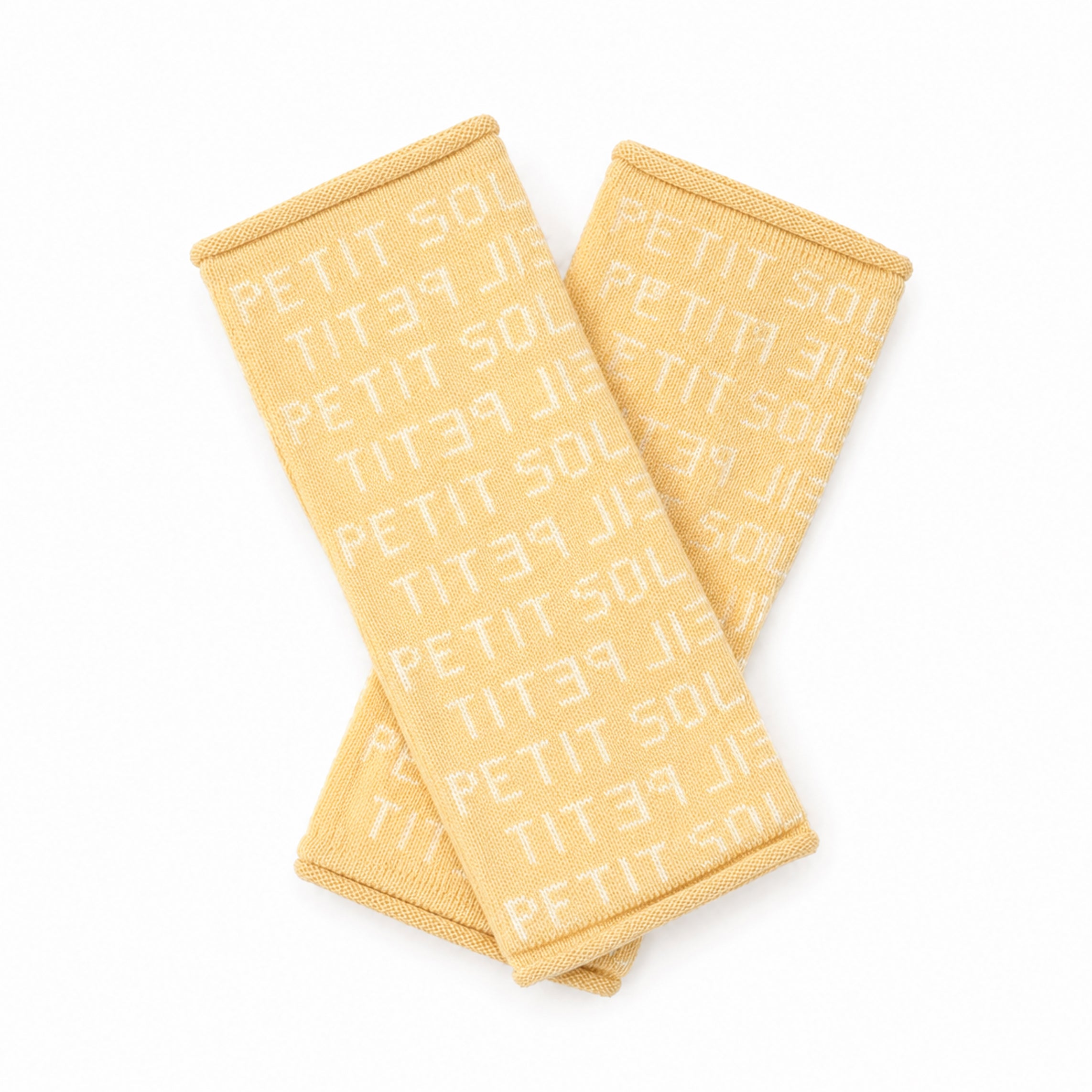 Mitaines Coton Organique - Yellow-Ecru