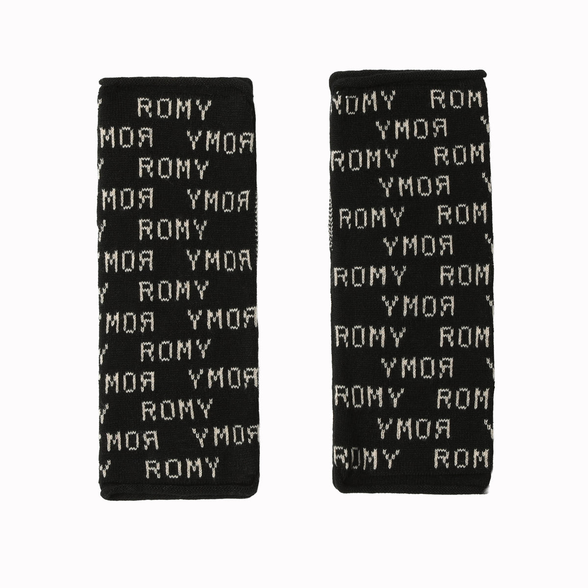 Mitaines ROMY - Coton organique - Noir & Beige