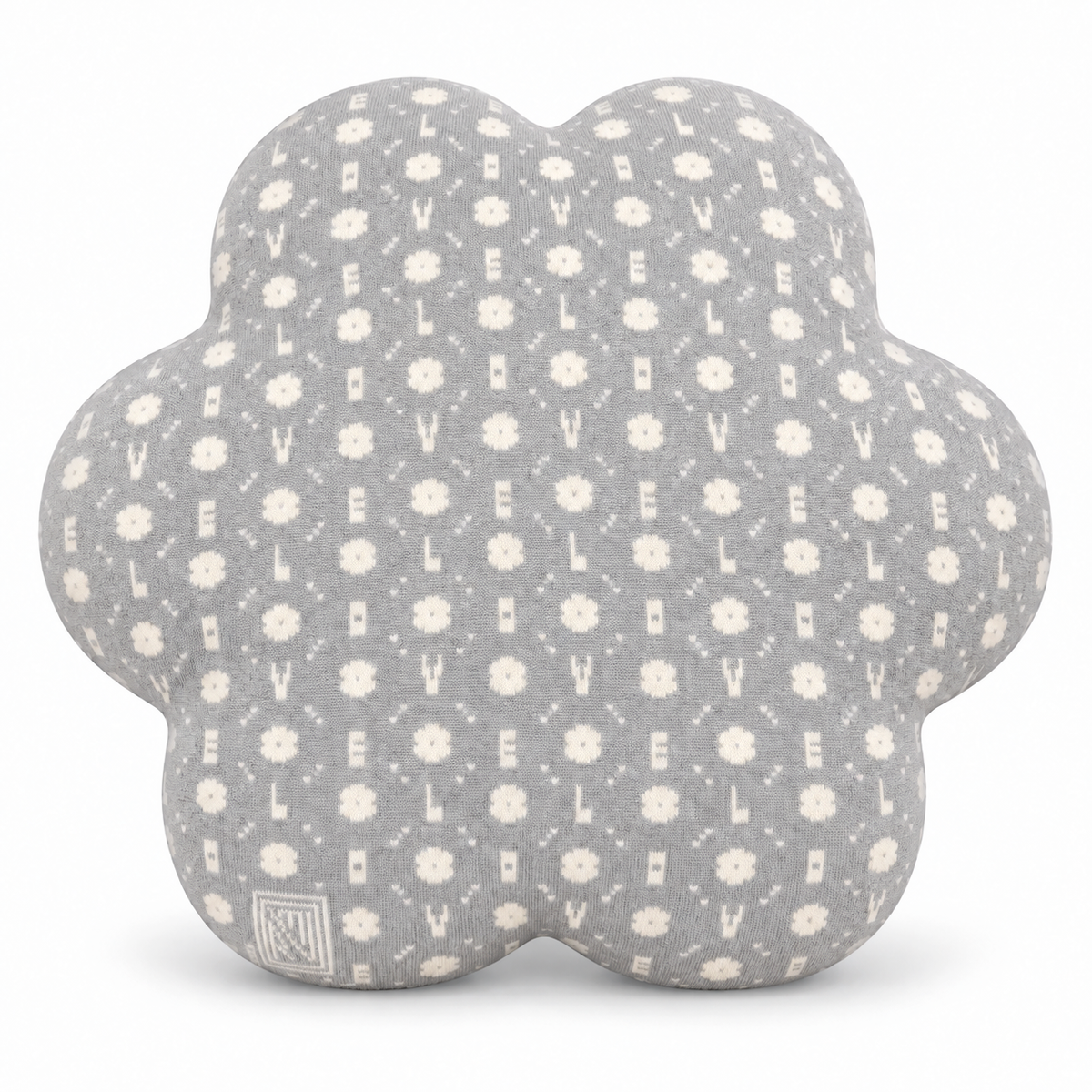 Coussin Flower - Cover Edition × Uchronia - Gris-Ecru