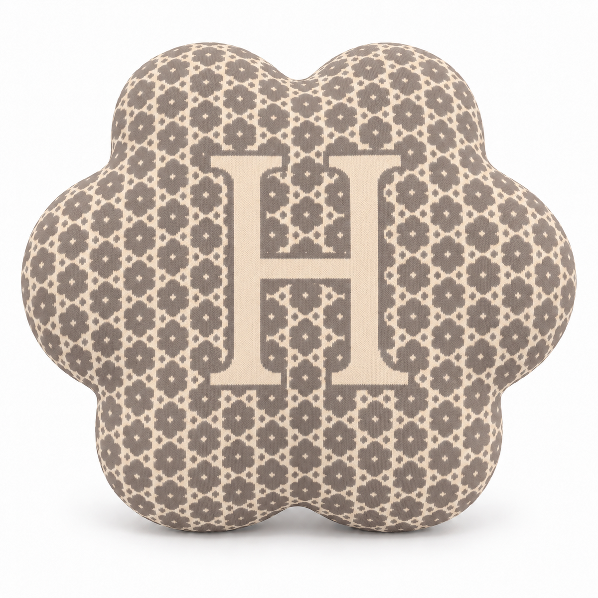 Coussin Flower - Cover Edition × Uchronia - Taupe-Lin