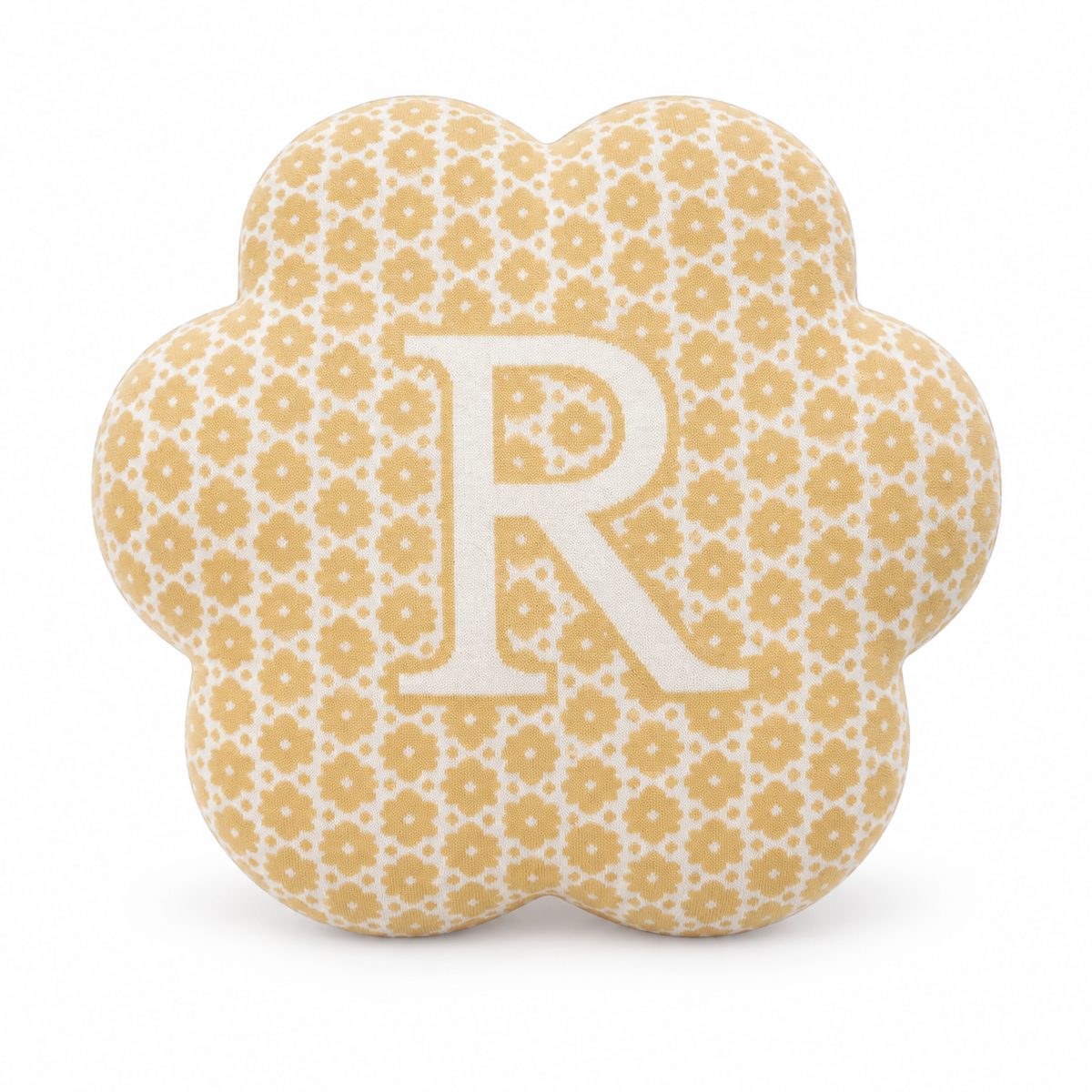 Coussin Flower - Cover Edition × Uchronia - Yellow-Ecru