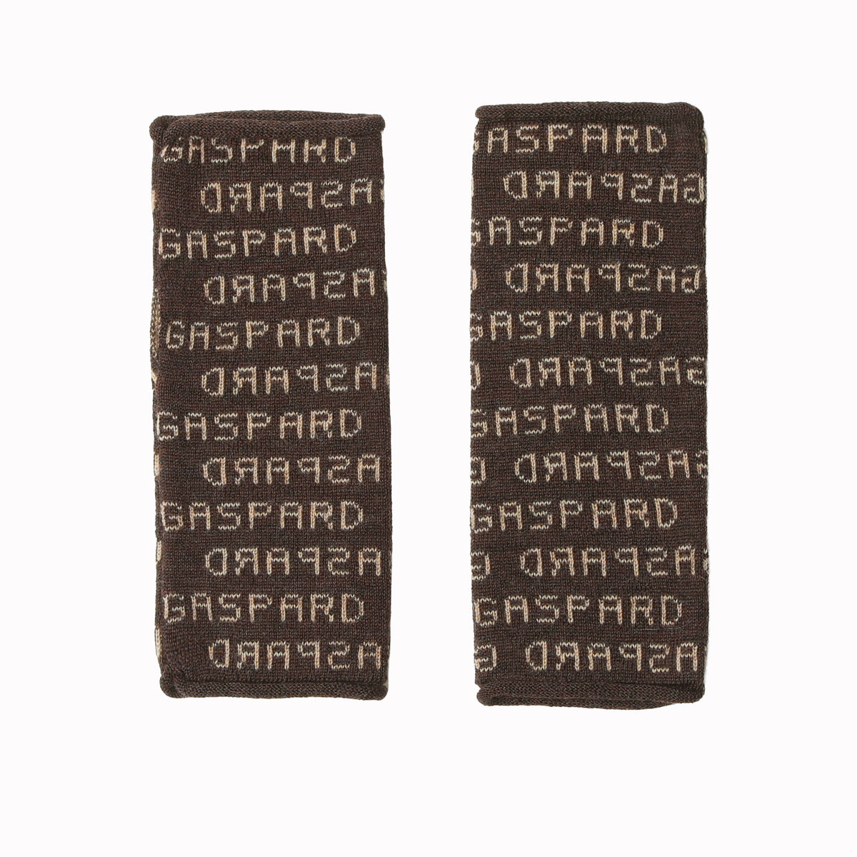 Mitaines GASPARD - Laine Mérinos - Choco & Beige