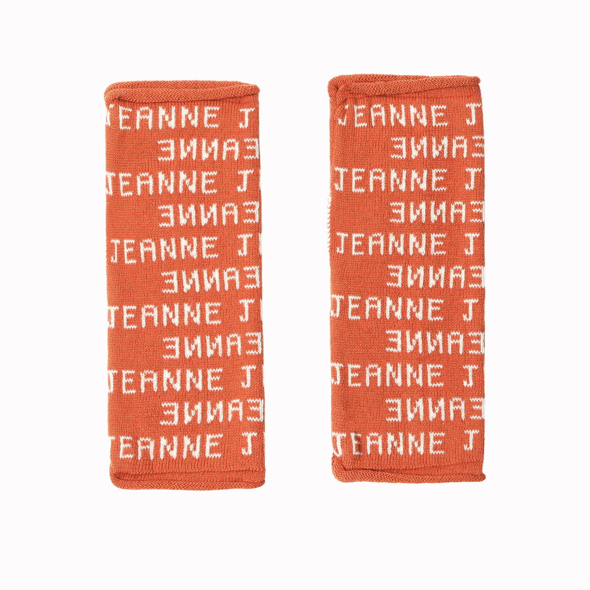 Mitaines JEANNE - Coton organique - Tomette & Ecru