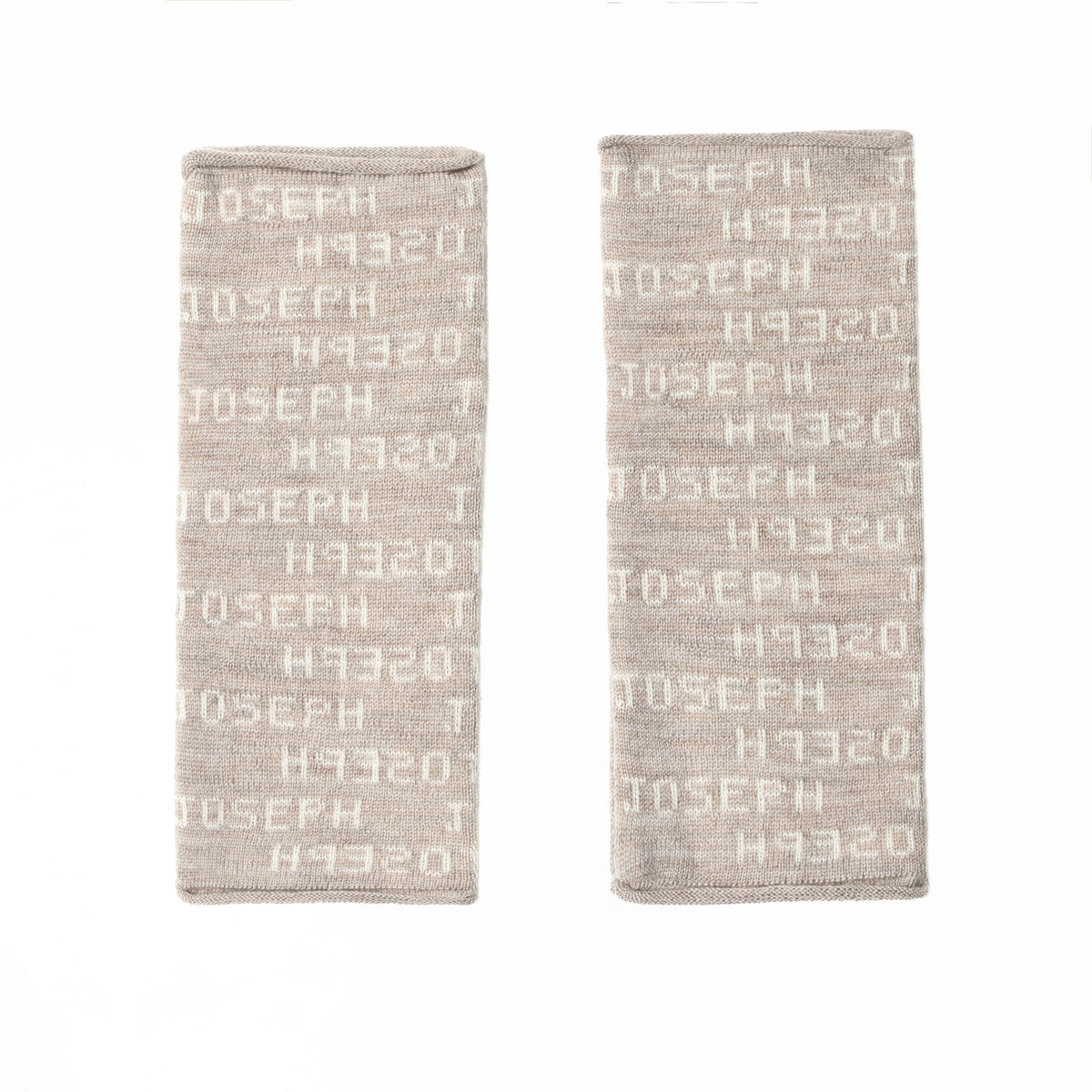 Mitaines JOSEPH - Laine Mérinos - Taupe & Ecru