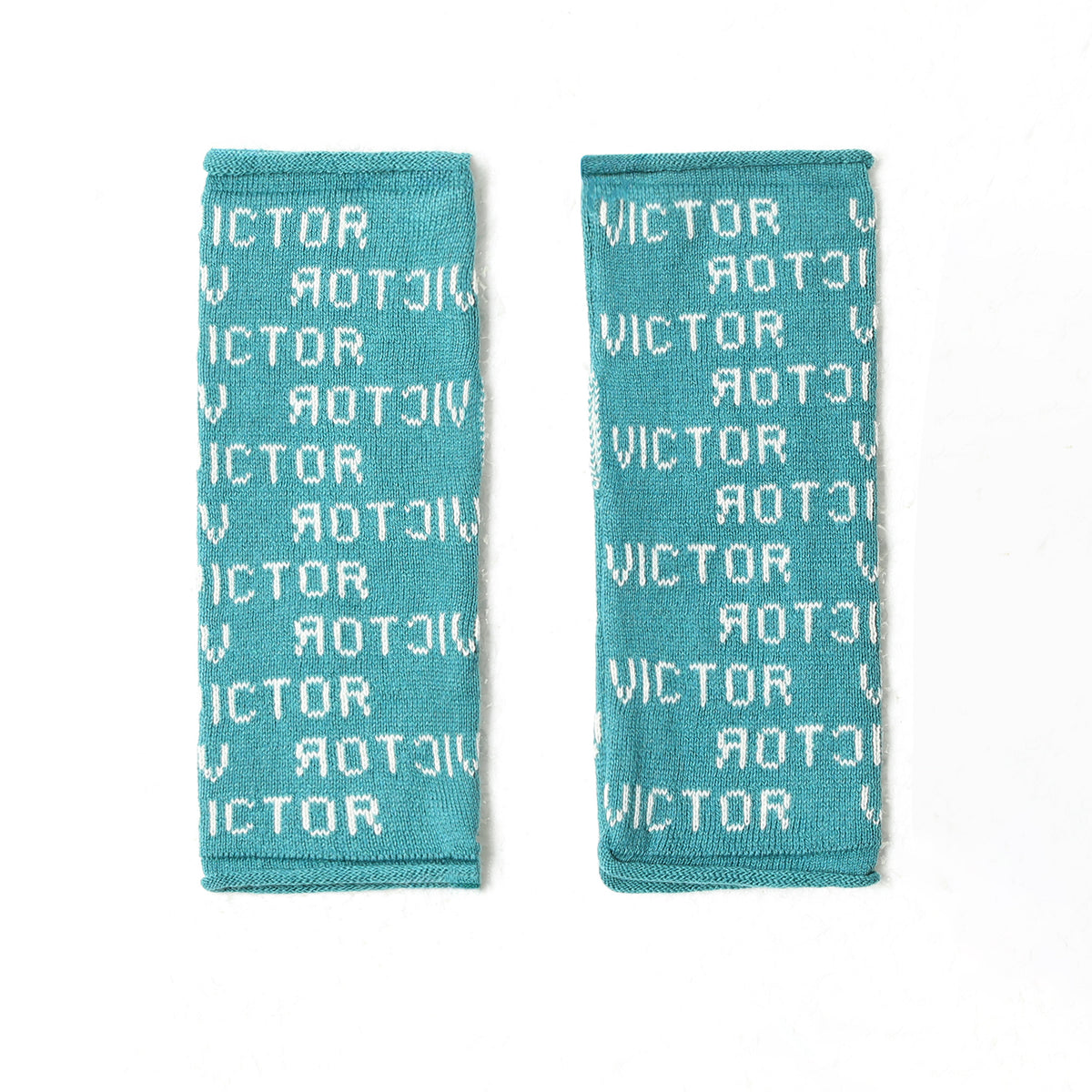 Mitaines VICTOR - Coton organique - Bleu & Ecru
